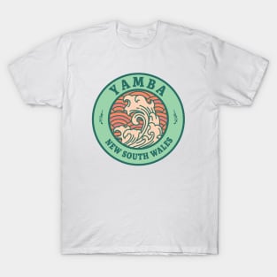 Yamba Australia Surf Badge T-Shirt